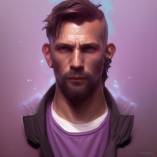 Purple Pill Portrait
