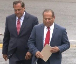 Steve Pigeon [l] with his lawyer Paul Cambria.