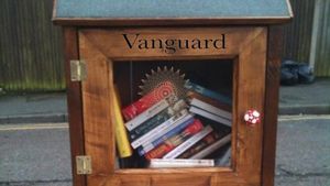 Yes the library started small.