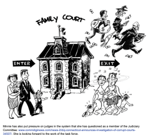 family court corruption cartoon