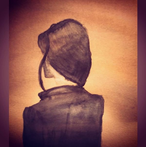 MK10ART's painting of Daniela
