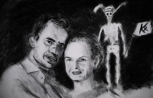 Mk10Art's portrayal of  Basit Igtet and Sara Bronfman-Igtet and their Vanguard
