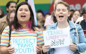 trans protest