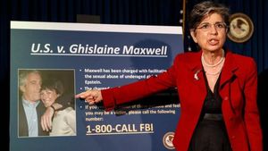 July 2, 2020: Audrey Strauss, the then-acting US attorney for the southern district of New York, presents the charges against Maxwell.