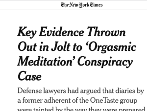 NY Times OneTaste