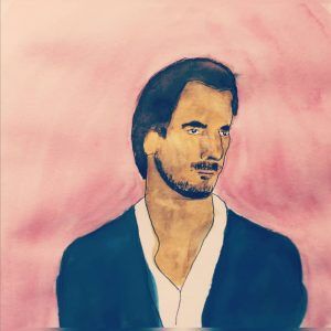 MK10ART's painting of Toni Zaratrini, one of the true heroes of the take down of Nxivm.