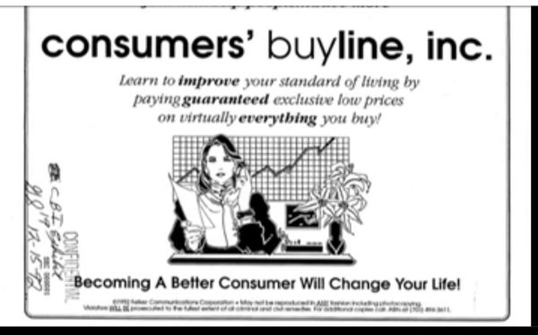 Consumers Buyline ad