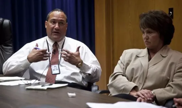 Milwaukee Police Department detectives Gilbert Hernandez, left, and Katherine Hein-Spano. How many innocent people did they put in prison?