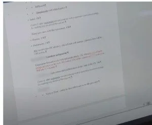 Copy of original contract between Clare Bronfman and Frank Parlato (Keith Raniere's changes in red)....