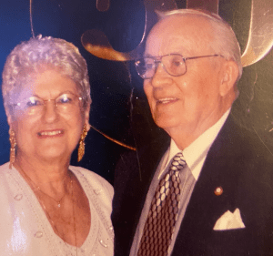 Rita and Donald Gralike, 50th wedding anniversary celebration in St. Louis, Missouri.