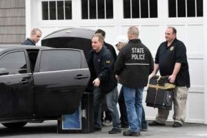 FBI Special Agent Michael Lever [by car door.]