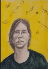 MK10Art's painting of the world's smartest prisoner.
