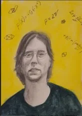 MK10Art's painting of the world's smartest prisoner.