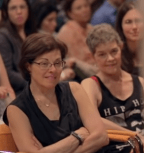 Barbara [r] with the Prefect, Nancy Salzman.