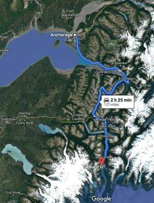 anchorage to seward trip