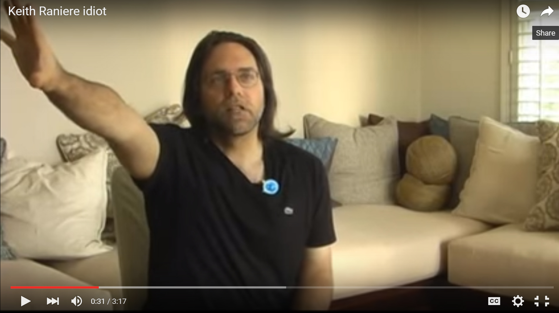 Pen picture of Raniere at home with Keeffe, plotting enemies’ destruction