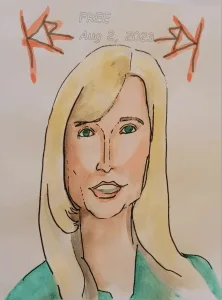 Mk10art Allison Mack Coloring page 2
