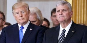 Donald Trump with Franklin Graham