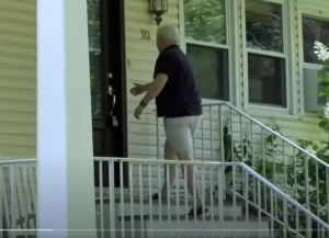 Ambrose instead of taliking to Docelfino goes inside the house to evidently get his cell phone.