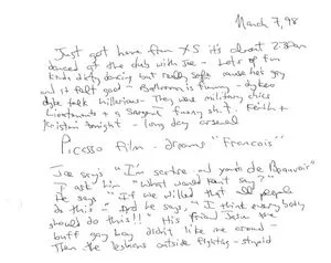 gina journal march 7, 1998 dirtty dancing