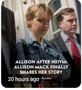 Natalie allison Mack after NXIVM