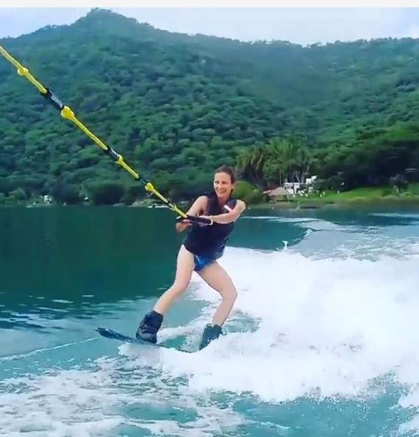 If this seems a bit mean to make sport of Clare Bronfman, just consider that while she was out water skiing, having the time of her life, she had just gotten Frank Parlato indicted by her perjury. And that's not sporting at all. She's fair game.