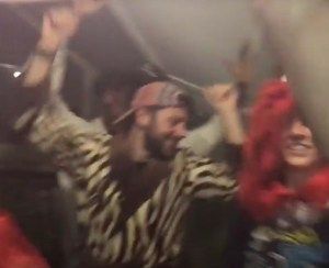 Mike Safyan dancing in a video promoting intentional communities.