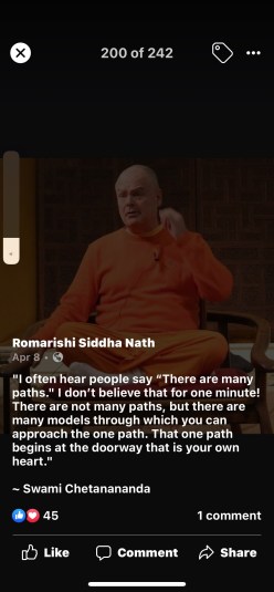 Romarishi Siddha Nath- quotes swami