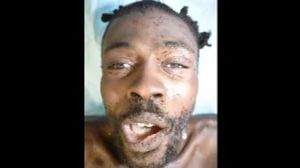 Lashawn Thompson after spending three months in Fulton County Jail.