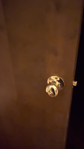 The basement door only locked from in the inside.