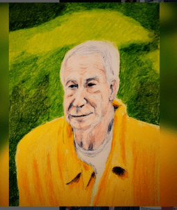 MK10ART's painting of Jerry Sandusky