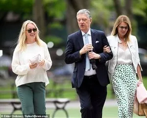 India, family friend Stanley Zareff, and Catherine Oxenberg, outside the federal courthouse during the trial of Keith Raniere. India got to attend the trial and not be a defendant there, but it could have been far different.