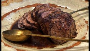 Sliced boar