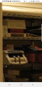 And even an adding machine to help keep track.