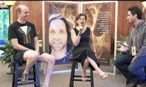 Footage of Brandon Porter, Nancy Salzman and Marc Elliot is shown on STARZ's Seduced.