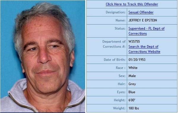 JeffreyEpstein Mug Shot (2008)