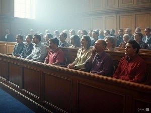 The people have the final say in jury trials.  A jury trial is trial by the people, as opposed to trial by government.