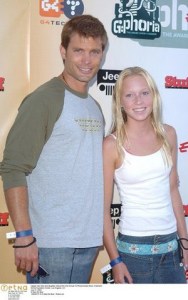 Casper Van Dien with India when she was a teen.