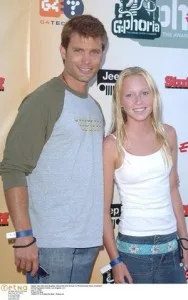 Casper Van Dien with India when she was a teen.