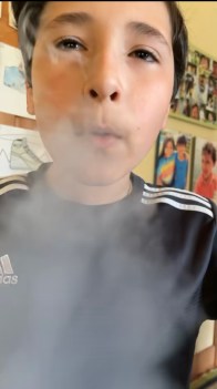 Sawyer vaping 2