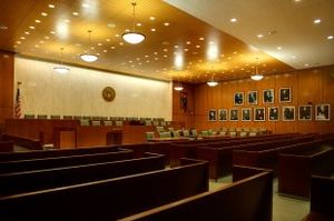 The Ceremonial Courtroom in the Eastern District of New York Courthouse