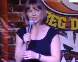 Alison Rood at a comedy workshop