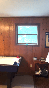 Soundproof? No, not at all. Paden could open the door and leave at any time. Let's face it, he lied.