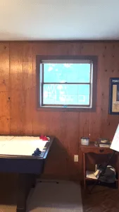 Soundproof? No, not at all. Paden could open the door and leave at any time. Let's face it, he lied.