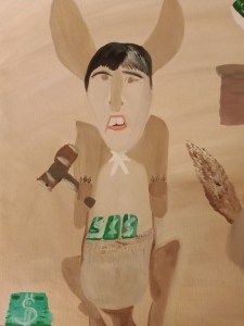 Marie White's portrait  of Jane Grossman.