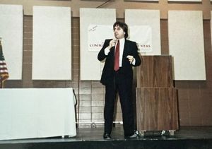 Keith Alan Raniere touting his wonderful MLM Consumers' Buyline