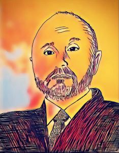 MK10 Art's portrait of Frank Parlato