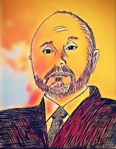 MK10 Art's portrait of Frank Parlato