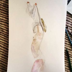 Artwork is part of any culture that is to survive: Women strip and are branded on their pubic region with the initials of Keith Raniere. This is from the artwork of one of the DOS slaves Michelle Salzman.