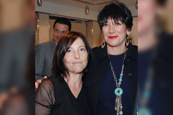 Christina Oxenberg and Ghislaine Maxwell